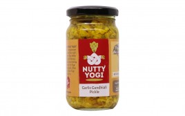Nutty Yogi Garlic Gandhiali Pickle   Glass Jar  200 grams